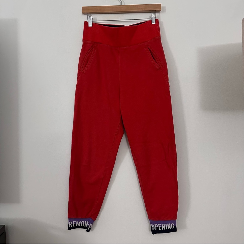 Opening Ceremony Red Logo Joggers size‎ small Red